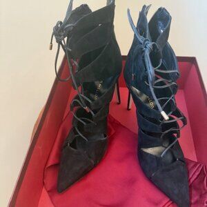 Tamara Mellon Linger Ankle 105 Suede, 40.5